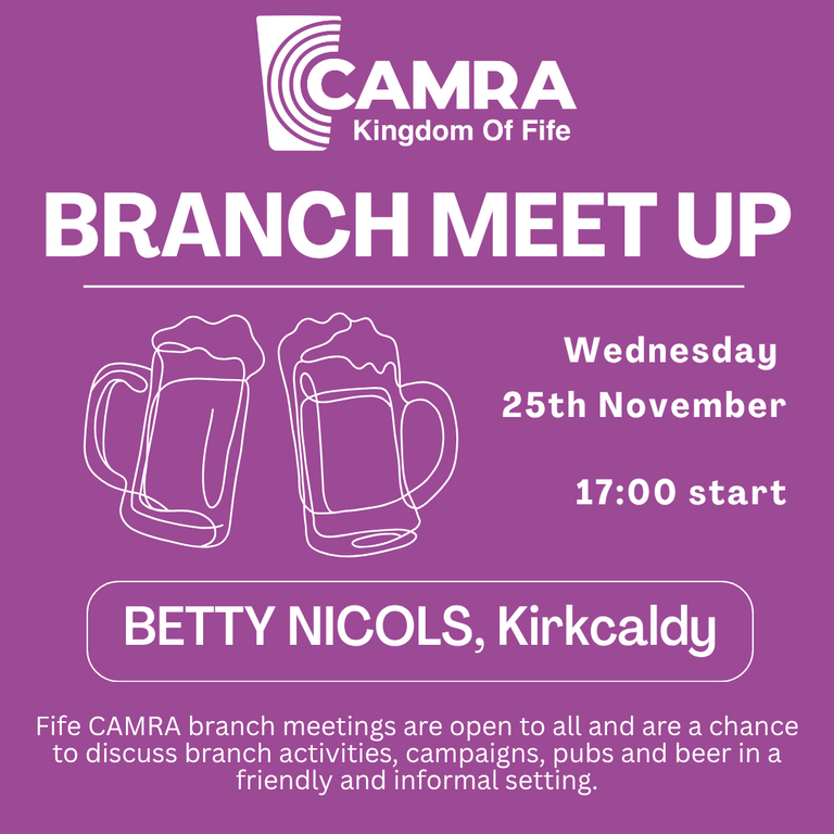 Betty Nicols, Kirkcaldy, Starts 17:00 25th November 2026 Betty Nicols, Kirkcaldy, Starts 17:00 25th November 2026
