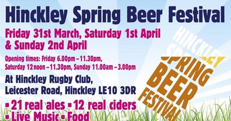 Hinckley RFC Spring Beer Festival - Hinckley and Bosworth CAMRA